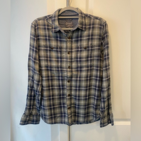 Fat Face Navy and White Plaid Shirt - Picture 1 of 7